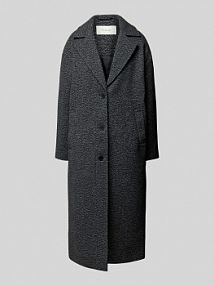 Płaszcz z połami Calvin Klein Jeans szary damski EAN wool long