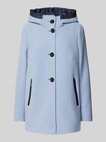 Płaszcz z listwą guzikową i kieszeniami zapinanymi na zamek błyskawiczny Gil Bret niebieska damska EAN 94756130