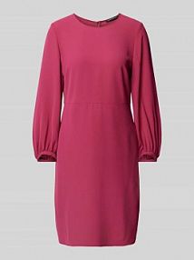 Sukienka mini z okrągłym dekoltem LUISA CERANO różowa EAN KLD 3/4 ON A SHA