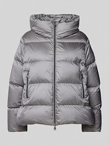 Kurtka puchowa ze stójką LUISA CERANO szara damska EAN 408594 4144