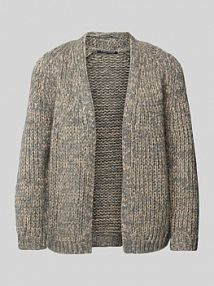 Kardigan bez zapięcia LUISA CERANO szary EAN 408303 5342