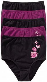 Figi z wysoką talią (5 par)  Bonprix