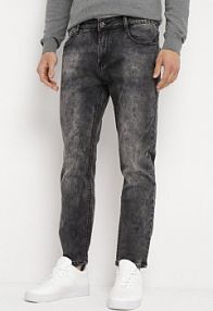 Czarne jeansy Skinny Alidora Born2Be damskie