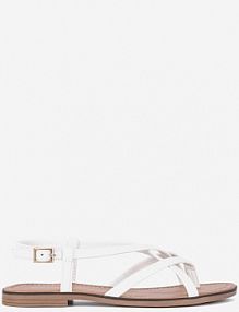 Sandały na obcasie Jenny Fairy białe DEMI WS250723-4