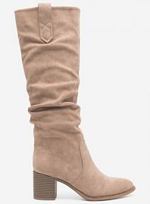 Kozaki Jenny Fairy beżowe damskie WS14438-02