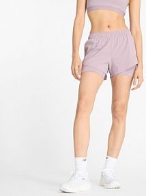 Szorty sportowe New Balance białe/brązowe/czerwone/różowe WS41287ICW