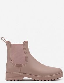 Różowe kalosze Sztyblety na Płaskiej Podeszwie Irinndria Renee damskie