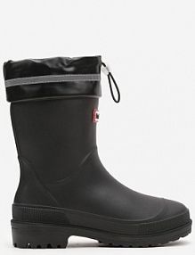 Czarne kalosze Hunterki Wykończone Odblaskiem i Ściągaczem Vimariay Renee damskie