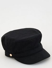 Kaszkiet z detalem Reserved czarny 011BD-99X