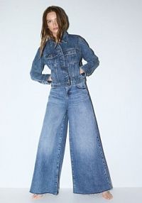 Jeansowa kurtka Reserved niebieska damska 1611I-55J