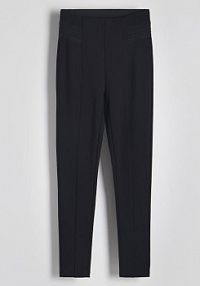 Legginsy z wiskozą Reserved czarne damskie 4086T-99X