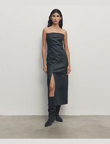 Denimowa sukienka Reserved szara 7060B-89J