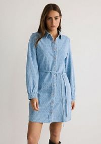 Jeansowa sukienka Reserved niebieska 8450B-50J
