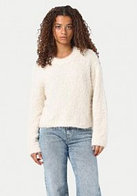 Sweter Noisy May beżowy damski 