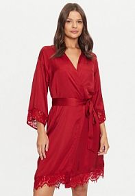 Szlafrok Selmark czerwony damski 