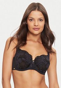 Biustonosz Selmark czarny Z fiszbiną