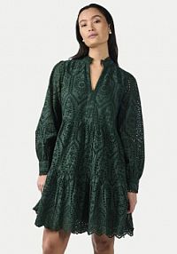 Sukienka codzienna YAS zielona 