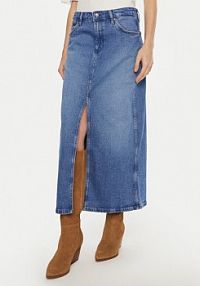 Spódnica jeansowa Wrangler niebieska 