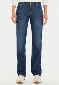 Jeansy Lee niebieskie damskie 