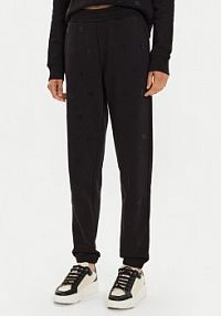 Spodnie dresowe KARL LAGERFELD czarne damskie 