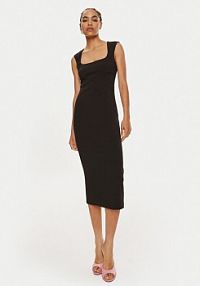 Sukienka koktajlowa PINKO czarna 