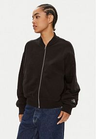 Bluza rozpinana Calvin Klein Jeans czarna damska 
