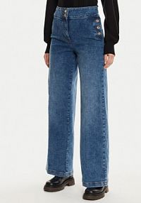 Jeansy Silvian Heach niebieskie damskie 