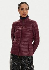 Kurtka puchowa Patrizia Pepe fioletowa damska 