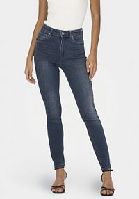 Jeansy ONLY granatowe damskie Mila 15231285  Skinny Fit