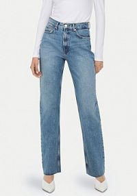 Jeansy ONLY niebieskie damskie Riley 15315031  Straight Fit