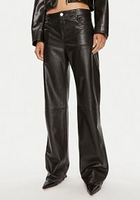 Spodnie skórzane 2NDDAY czarna 