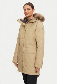 Kurtka puchowa Columbia beżowa damska 