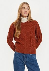 Sweter Wrangler brązowy damski 