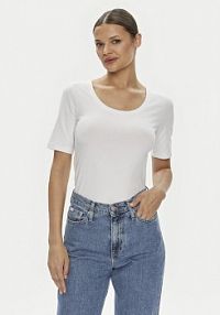 T-shirt Gant biały damski 