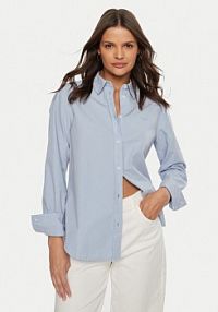 Koszula Guess Jeans niebieska damska 