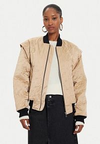 Bomberka KARL LAGERFELD beżowa Kurtka bomber