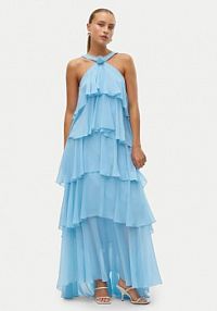 Sukienka wieczorowa Vero Moda niebieska Felicia 10295237  Tight Fit