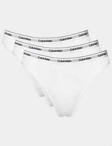 Stringi Calvin Klein Underwear białe Komplet 3 par stringów