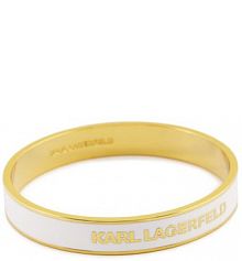 Bransoletka KARL LAGERFELD biała 