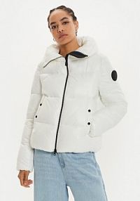 Kurtka puchowa Save The Duck biała damska Zimowa