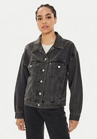 Kurtka jeansowe Levis czarna damska Levi's®  jeansowa 90's A1743-0000  Relaxed Fit