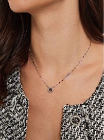 Naszyjnik Guess srebrny 