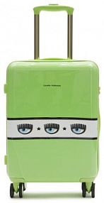 Walizka Chiara Ferragni zielona Kabinowa