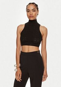 Golf Elisabetta Franchi czarny damski 