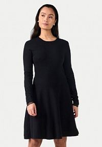 Sukienka dzianinowa YAS czarna 