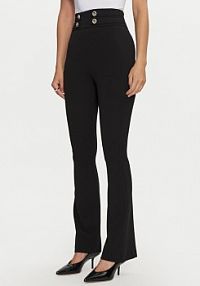 Spodnie eleganckie Rinascimento czarne damskie Materiałowe