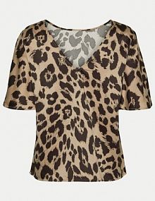 Bluzka Vero Moda brązowa damska 