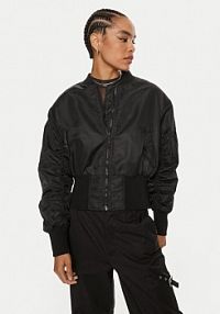 Bomberka HUGO czarna Kurtka bomber Falynn-1 50517107  Relaxed Fit