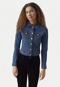 Kurtka jeansowe Vero Moda niebieska damska Jeansowa