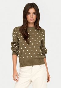 Sweter JDY brązowy damski 